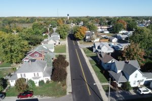 A photo showing recent quality asphalt repair project performed by the John R. Jurgensen Company on State Route 41 (SR41) in Cincinnati Hamilton County Ohio in 2020.